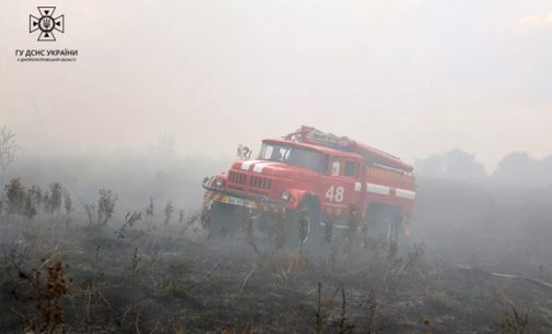 Вогнеборці ліквідували масштабне займання у Синельниківському районі