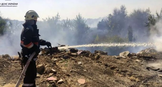 43 пожежі на відкритих територіях: вогнеборці Дніпропетровщини продовжують боротися з загораннями в екосистемах