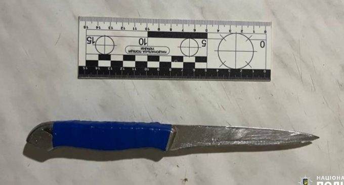 Вдарила знайомого ножем у живіт: правоохоронці Кривого Рогу затримали 26-річну нападницю