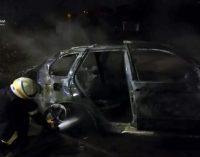 У Новокодацькому районі Дніпра вночі спалахнула автівка