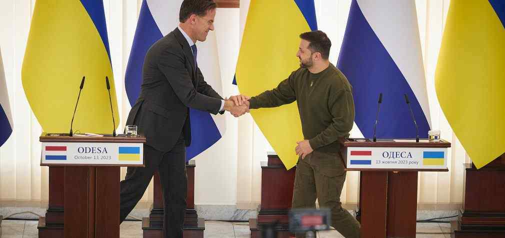 Зеленський зустрівся в Одесі із прем’єром Нідерландів: що обговорили