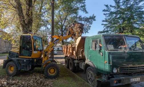 У Камʼянському продовжуються осінні прибирання: міський голова провів обʼїзд міста