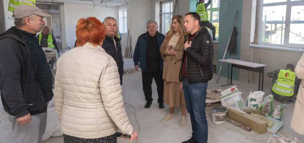 У Камʼянському продовжуються ремонтні роботи в Ліцеї №20 ім. О. І. Стовби