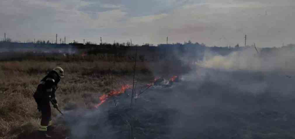 У Павлограді вогнеборці ліквідували масштабне займання на відкритій території: подробиці