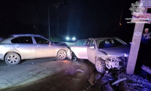 У Запоріжжя пʼяний водій спричинив ДТП у Шевченківському районі