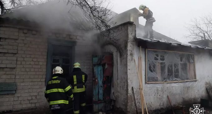 У Павлограді під час пожежі в приватному житловому будинку постраждав чоловік