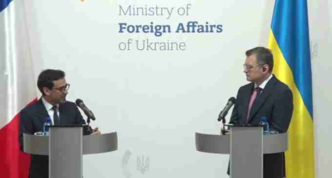 Глава МЗС: Франція налаштована посилювати спроможності України виробляти зброю