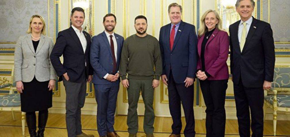 Зеленський провів зустріч з делегацією Палати представників США