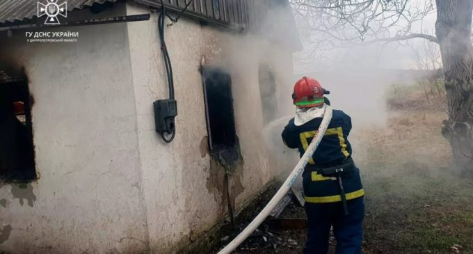 На Криворіжжі в будинку під час пожежі сгоріла людина