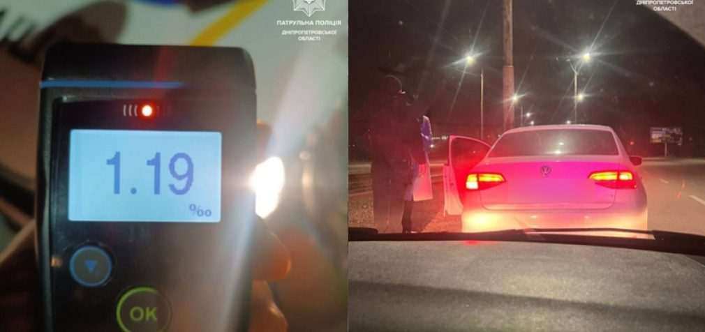 На Донецькому шосе у Дніпрі зупинили нетверезу водійку: деталі