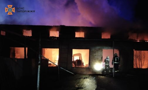 Площа займання 400 кв.м: рятувальники Запоріжжя приборкали масштабну пожежу