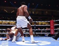 Джошуа за два раунди поховав боксерські амбіції Нганну