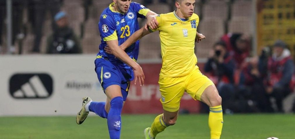 Збірна України з нервовою перемогою над Боснією вийшла у фінал кваліфікації до Євро-2024