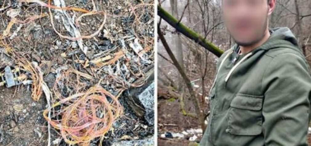 Завдяки небайдужій заявниці, патрульні Запоріжжя затримали громадянина, причетного до крадіжки кабелю