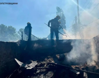 Вогнеборці Нікополя загасили пожежу в будівлі, що не експлуатується