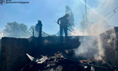 Вогнеборці Нікополя загасили пожежу в будівлі, що не експлуатується