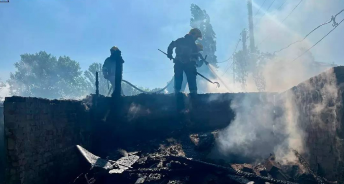 Вогнеборці Нікополя загасили пожежу в будівлі, що не експлуатується