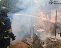 У Нікополі під час пожежі чоловік отримав опіки