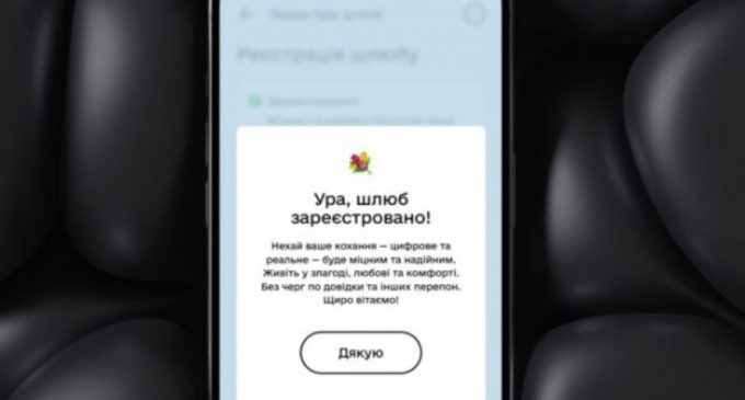 Нова послуга: українці зможуть одружитися онлайн
