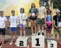 Спортсменка з Камʼянського стала срібною призеркою чемпіонату України з акватлону