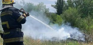 Впродовж доби вогнеборці ліквідували 3 пожежі на відкритих територіях у Запоріжжі та Запорізькому районі