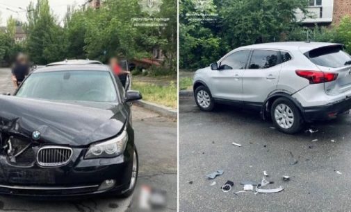 У Запоріжжі нетверезий водій, не маючи права керування транспортним засобом, скоїв ДТП