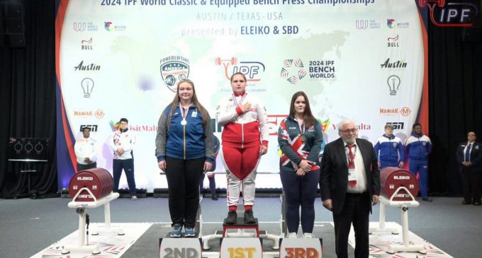 Спортсменка з Камʼянського Віра Попруга виборола срібло на чемпіонаті світу з жиму лежачи