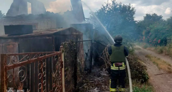 Вогнеборці Нікопольщини загасили пожежу в дачному будинку