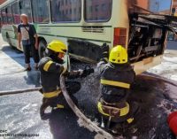 У Шевченківському районі Дніпра зайнявся пасажирський автобус