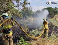 На Дніпропетровщині не вщухають пожежі в екосистемах: за добу рятувальники загасили 41 займання