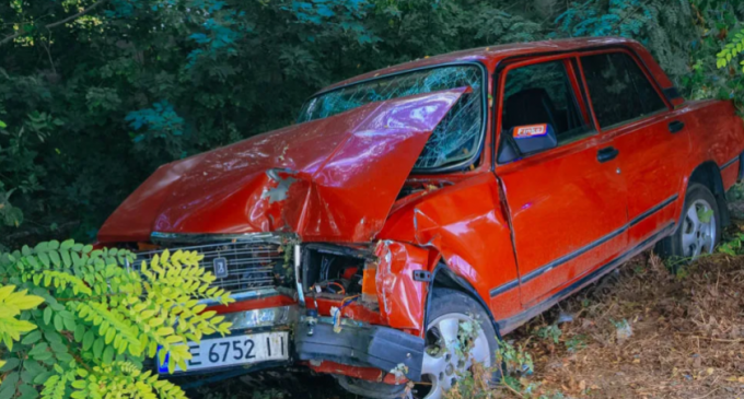 У Дніпрі водій ВАЗ злетів у кювет та врізався у дерево: подробиці ДТП