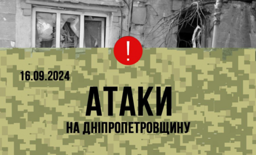 Били з артилерії та скинули боєприпас з безпілотника: безпекова ситуація на Дніпропетровщині станом на вечір 16 вересня