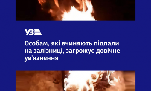 Довічне увʼязнення за спробу підпалу релейної шафи на залізниці: на Дніпропетровщині затримали двох підлітків