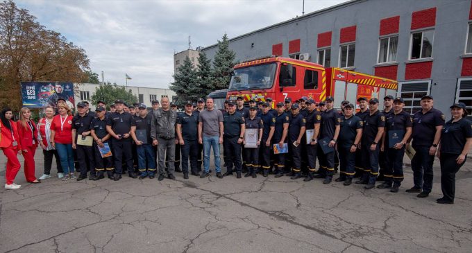 Міський голова Камʼянського привітав рятувальників із професійним святом