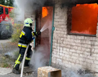 Вогнеборці Дніпра ліквідували загорання споруди у Новокодацькому районі міста