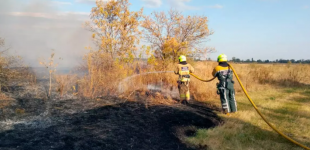 Вогнеборці Дніпропетровщини ліквідували 76 пожеж у природних екосистемах