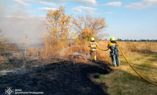 Вогнеборці Дніпропетровщини ліквідували 76 пожеж у природних екосистемах