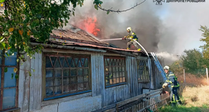 У Павлограді ліквідували пожежу в приватному житловому секторі