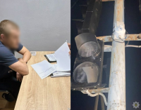 Пошкодив та викрав камери відеоспостереження системи «Безпечне місто»: у Запоріжжі затримали зловмисника