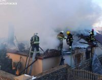 Існувала загроза перекидання на поряд розташовані житлові будинки: у Запоріжжі зайнялися 2 приватні будинки