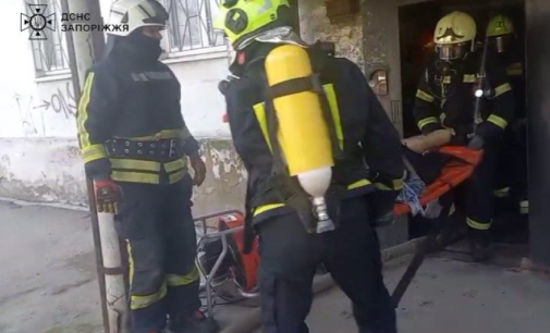 Під час ліквідації пожежі надзвичайники Запоріжжя врятували жінку
