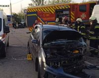 У Запоріжжі рятувальники деблокували водія з понівеченої внаслідок ДТП автівки