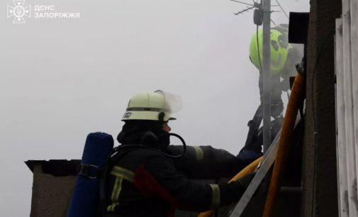 Під час ліквідації пожежі у Запоріжжі евакуювали двох дітей