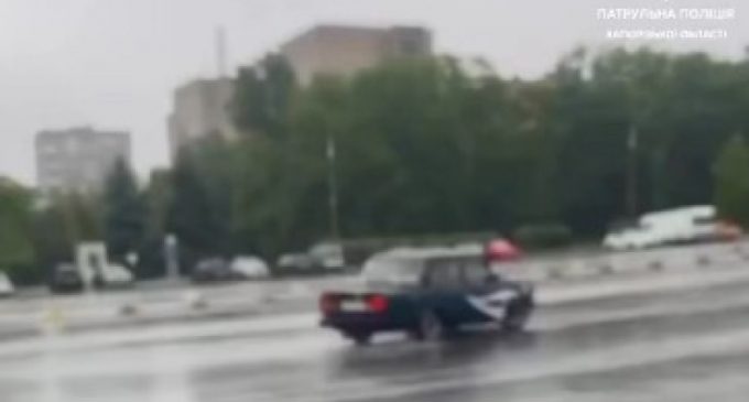 У Запоріжжі затримали чергового «любителя дрифту»