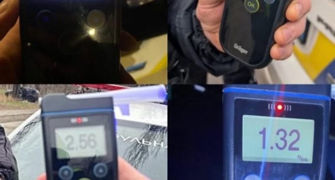 966 випадків керування автомобілем у стані наркотичного чи алкогольного сп‘яніння зафіксували з початку року у Кривому Розі