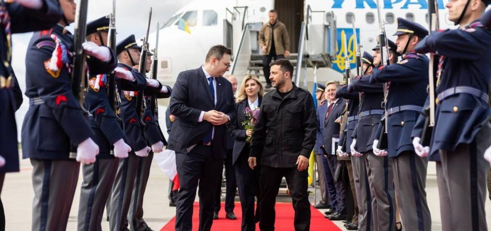 Зеленський прибув до Чехії з візитом