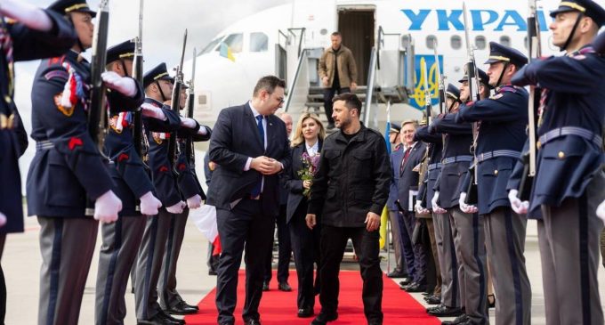 Зеленський прибув до Чехії з візитом