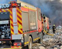 У Житомирі пожежа на полігоні побутових відходів, школи перевели на “дистанційку”