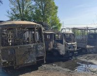 РФ обстріляла базу великої будівельної компанії: згорів транспорт, є поранені