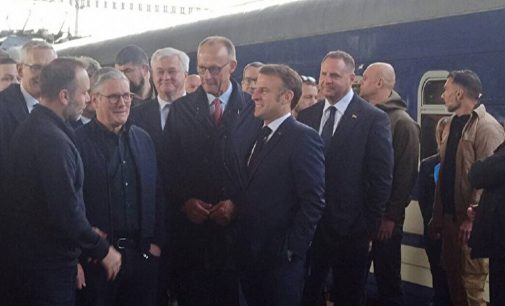 До Києва прибули Мерц, Макрон, Стармер та Туск